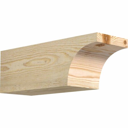 Ekena Millwork Huntington Rough Sawn Rafter Tail, Douglas Fir, 6"W x 6"H x 18"L RFT06X06X18HUN00RDF